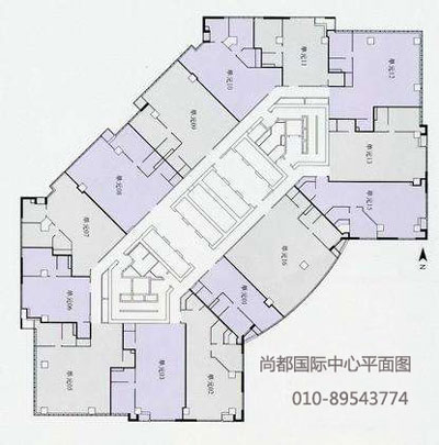 尚都国际中心平面户型图