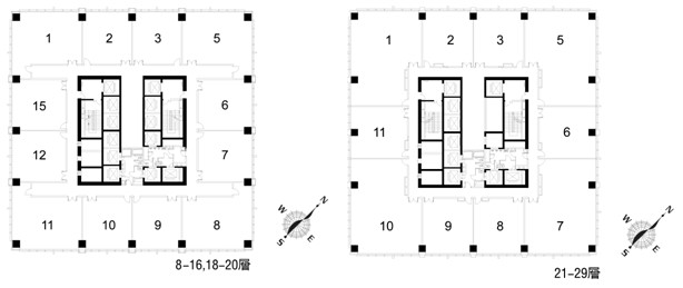 方恒国际中心户型图