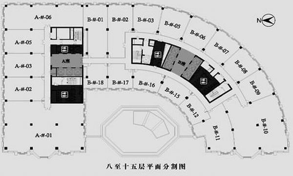 二十一世纪大厦平面图