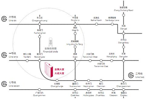 金隅大厦位置图