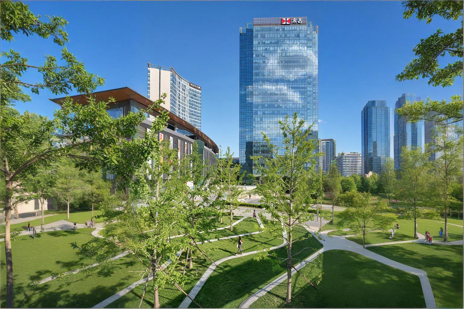 颐堤港写字楼外观图