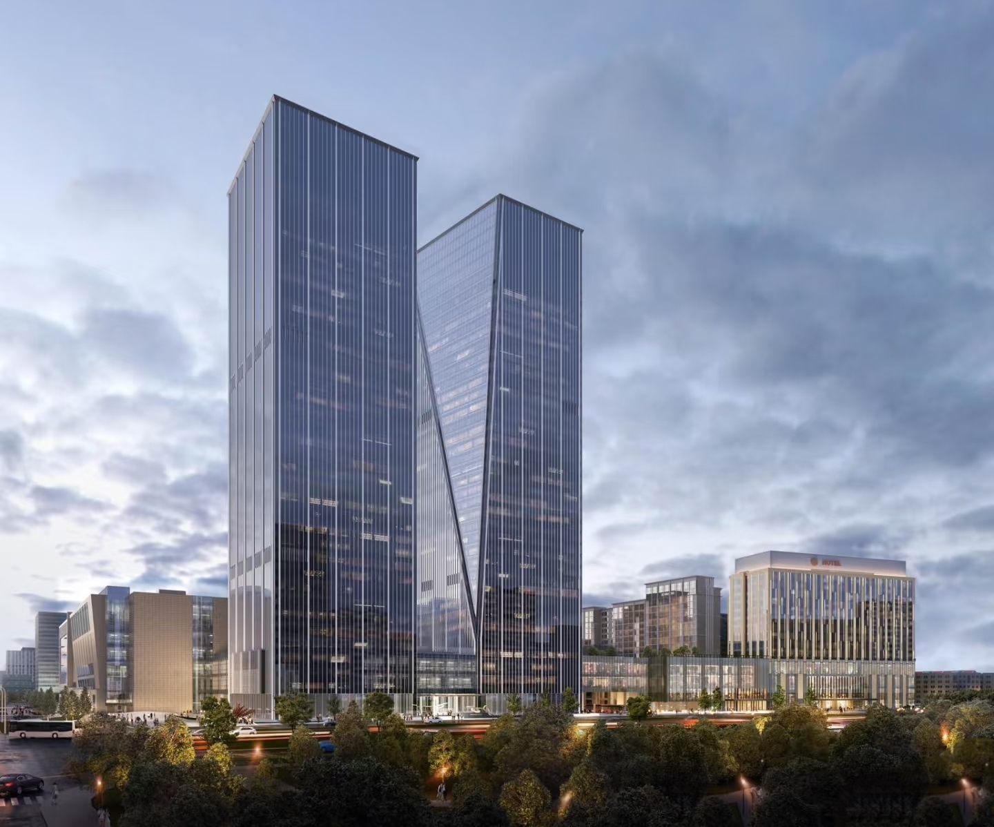 北京信达中心外观图