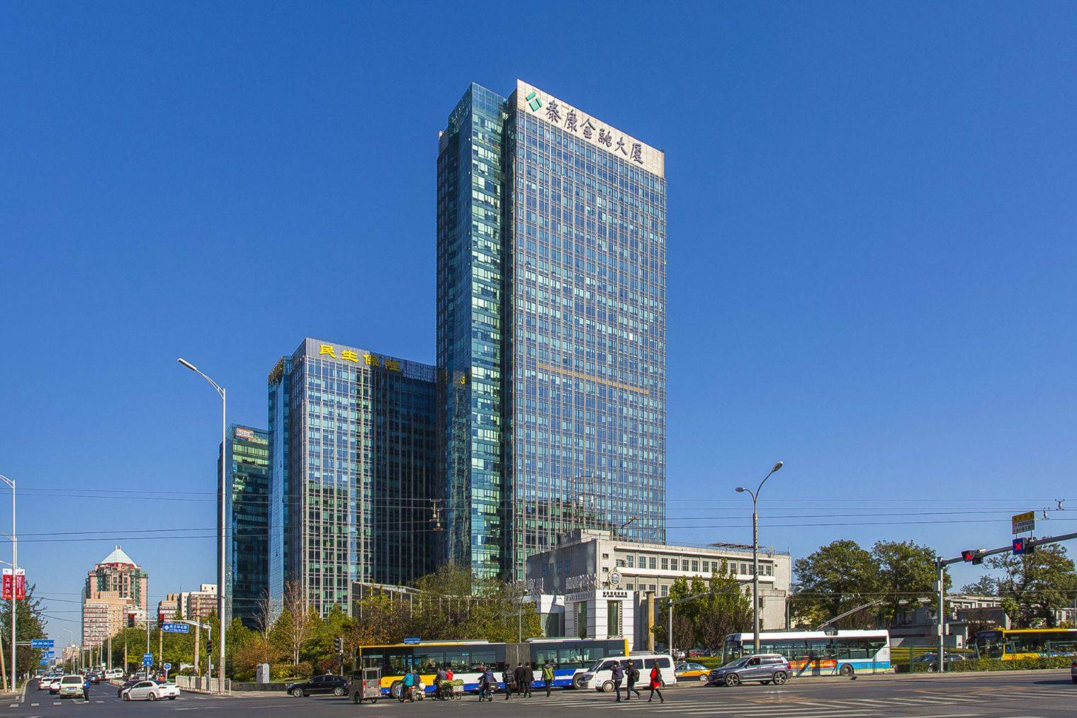 泰康金融大厦外观图