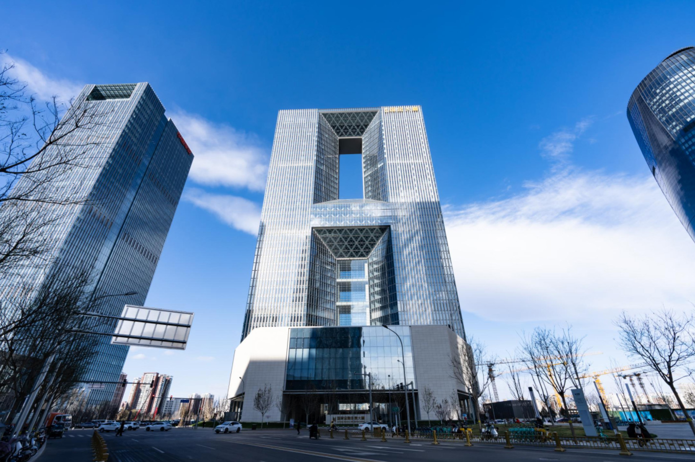 新华社国家金融信息大厦外观图