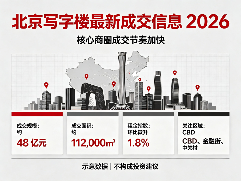 北京写字楼最新成交信息2026年