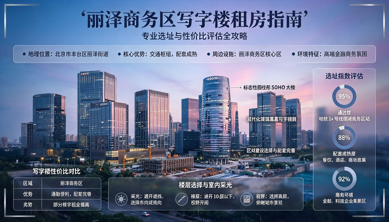 丽泽商务区写字楼租房怎么选:2026年租金价格/出租房源/入驻条件/优惠政策 丽泽商务区写字楼租房怎么选:2026年租金价格/出租房源/入驻条件/优惠政策