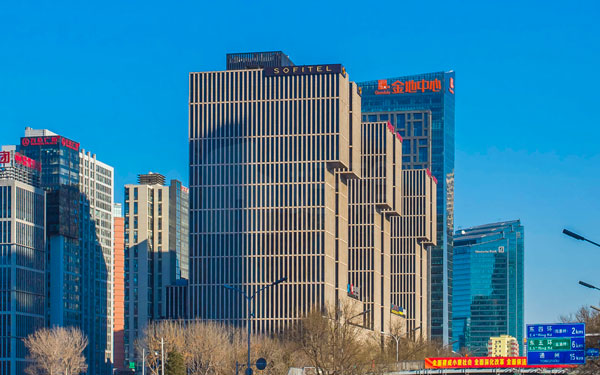北京万达广场写字楼外观