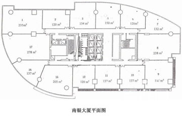 南银大厦平面户型图