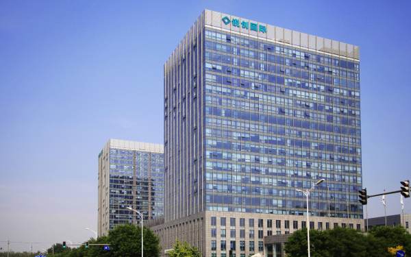 望京锐创国际中心正门图